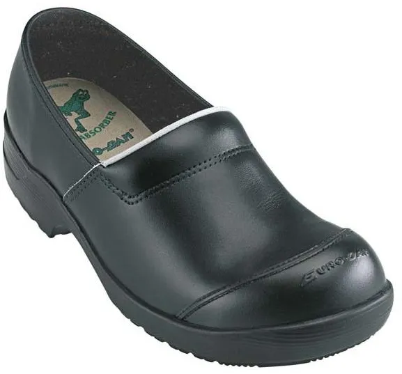 EuroDan Flex säkerhetsträtoffel med tåhätta svart 38