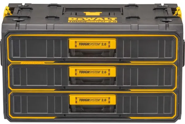 DeWalt® ToughSystem® 2.0 verktygslåda med tre lådor